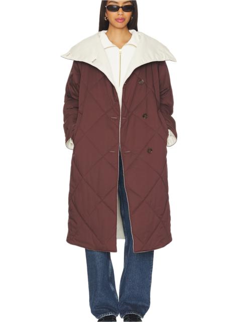 VARLEY Annalise Reversible Wrap Coat