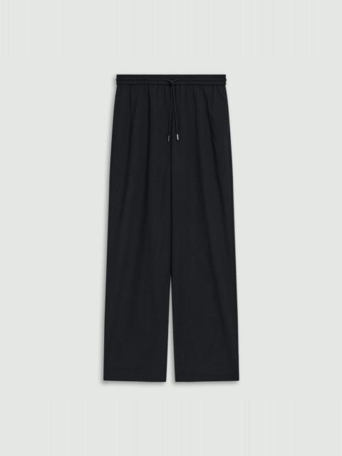 Drawcord Pull-On Pant in Lightweight Wool