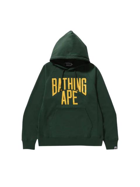 BAPE NYC Logo Pullover Hoodie 'Green'