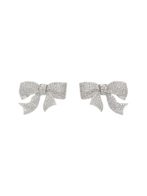 SHUSHU/TONG YVMIN Edition Gift Bowknot Pave Earrings