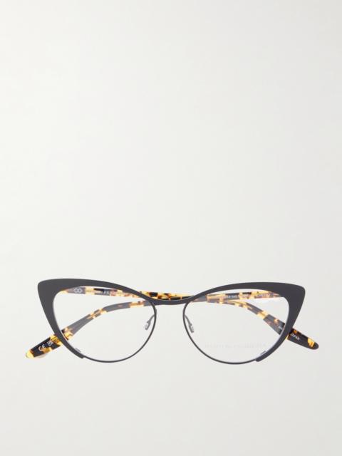 BARTON PERREIRA Cheeky Cat-eye Tortoiseshell Acetate And Metal Optical Glasses