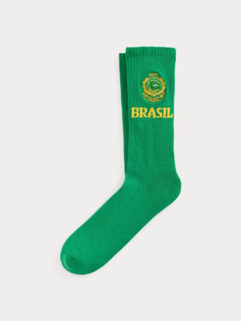 Polo Ralph Lauren Brasil Cotton-Blend Crew Socks