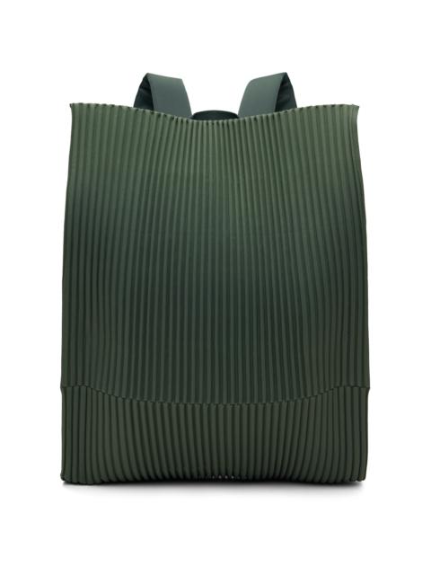 ISSEY MIYAKE Green Pleats Backpack
