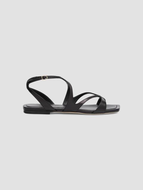 JIMMY CHOO Women's Ayla Strappy Leather Sandals - Black