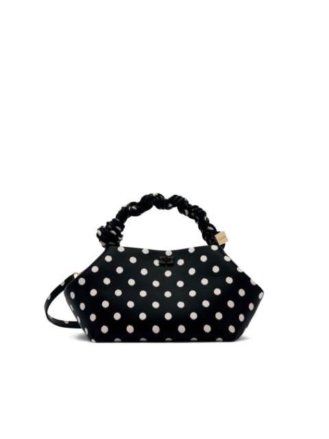 GANNI polka dot-print tote bag