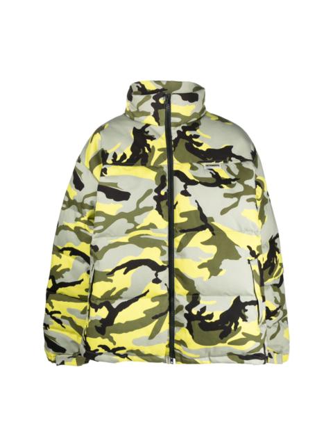 VETEMENTS camouflage-print puffer jacket