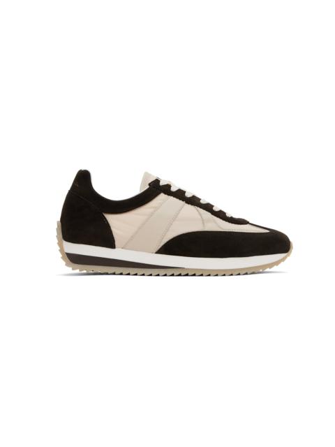 Paul Smith Brown & Beige Vignola Suede Sneakers