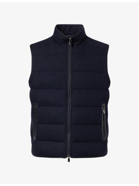 CORNELIANI Padded Cashmere Gilet