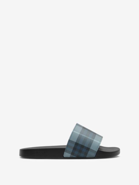 Burberry Check Slides