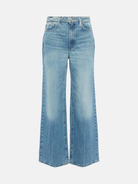FRAME Le Jane high-rise wide-leg jeans