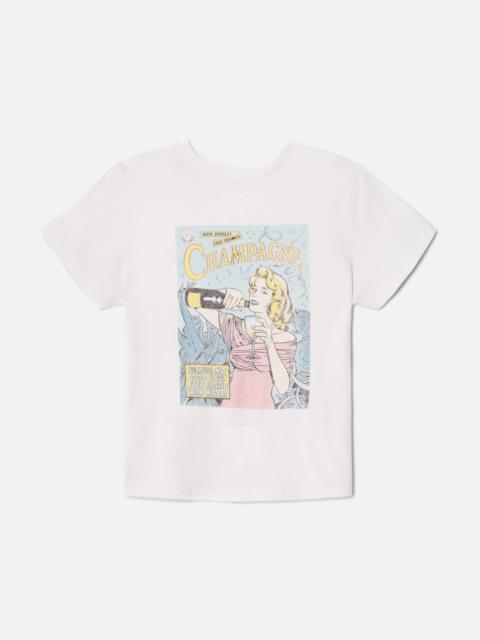 RE/DONE Classic "Bubbles" Tee - Vintage White
