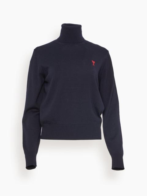 AMI Paris Ami De Coeur turtleneck 점퍼
