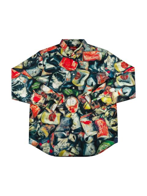 Supreme 대 Cans 셔츠 '다색 이름 *