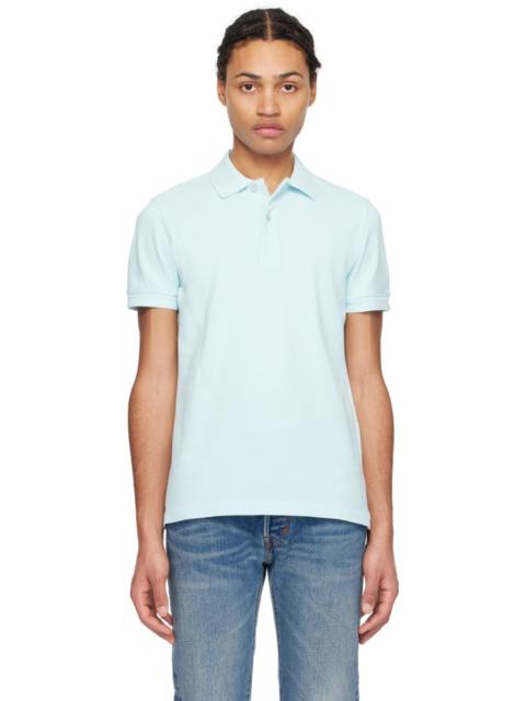 TOM FORD towelling-finish polo shirt