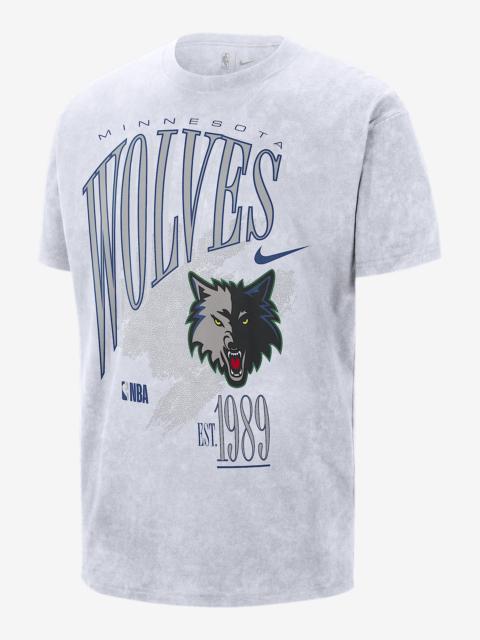 Minnesota Timberwolves Hardwood Classics Vintage Men's Short-Sleeve Ringer T-Shirt