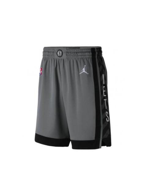 Jordan Nike Air Jordan Brooklyn Nets Shorts Grey