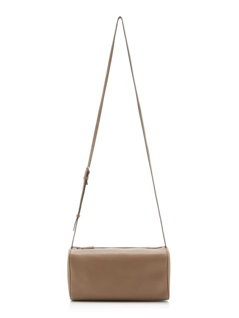 The Row 90's Leather Crossbody Bag neutral