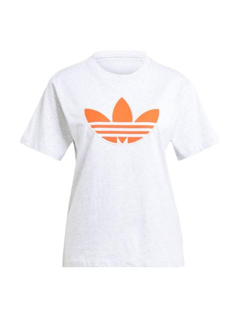 (WMNS) adidas originals Pearl Trefoil Logo T-Shirt 'White' IL2424