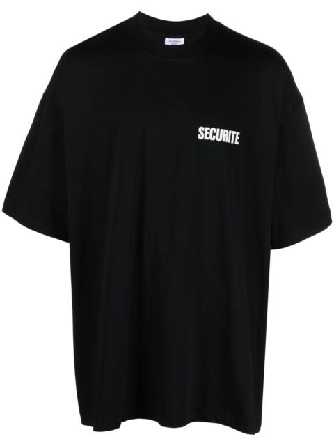 Securite cotton T-shirt