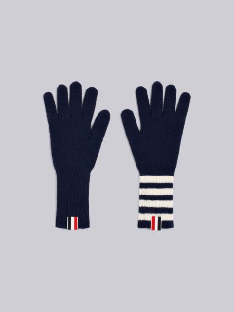 Thom Browne 4 Bar cashmere gloves
