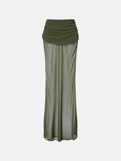 BANANHOT Adelina draped maxi skirt