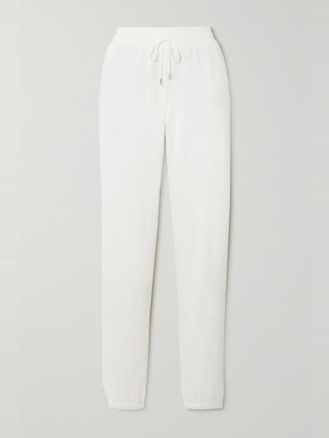 Quiberon silk and cotton-blend track pants