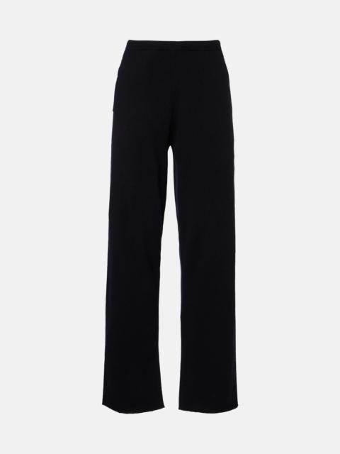extreme cashmere N°320 Rush cashmere-blend wide-leg pants