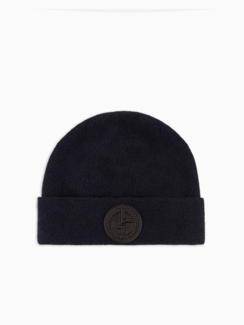 GIORGIO ARMANI Cashmere beanie with cuff