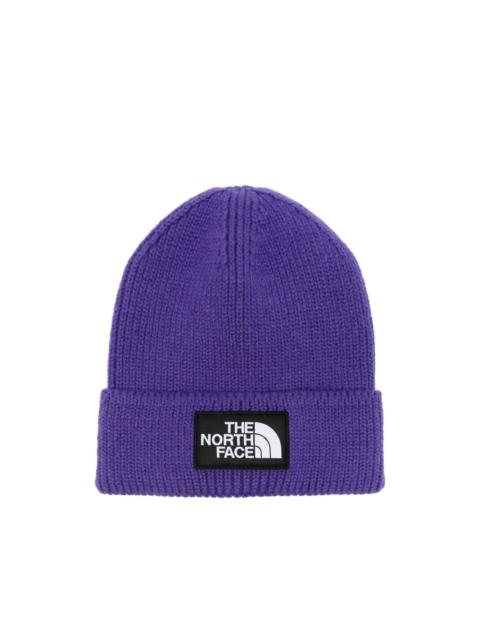 The North Face logo-patch beanie