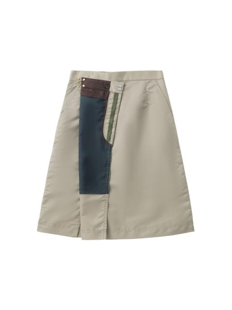 Kolor panelled skirt