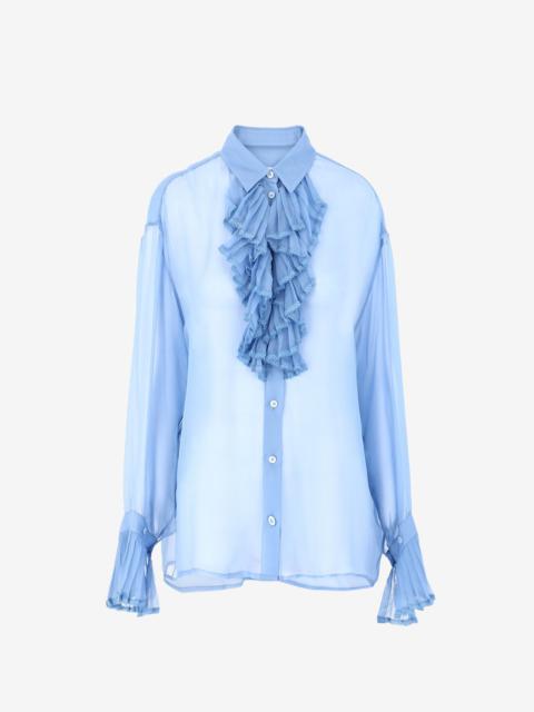 Silk chiffon shirt