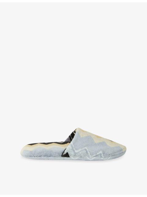 Missoni Giacomo Chevron Cotton-Terry Slippers