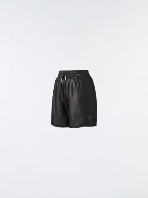 MACKAGE AZIA (R)Leather classic shorts for ladies