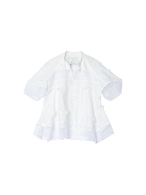 3.1 Phillip Lim floral-embroidered layered blouse