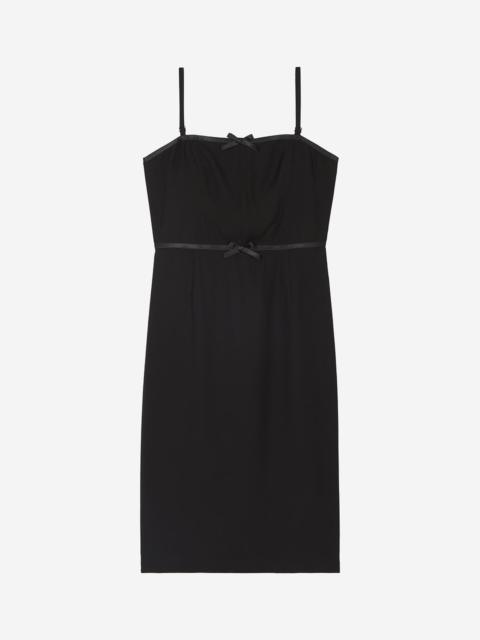 The Kooples SHORT DRESS WITH BLACK BOW DETAIL
