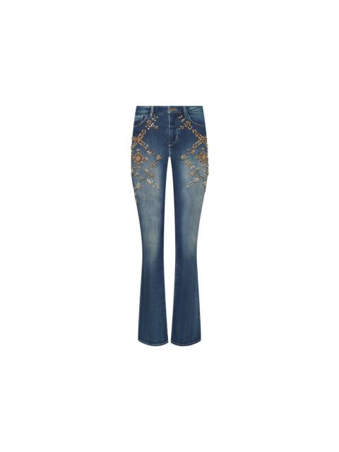 L'AGENCE Selma Embellished Bootcut Jean