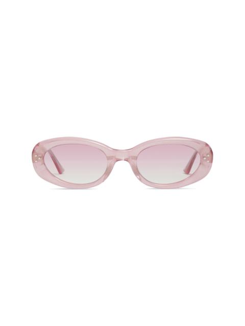 GENTLE MONSTER transparent-oval-frame sunglasses