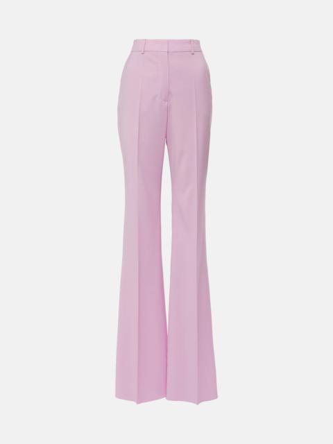 Hangar high-rise virgin wool flared pants