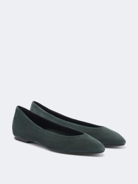 Aeyde Ellie suede ballet flats