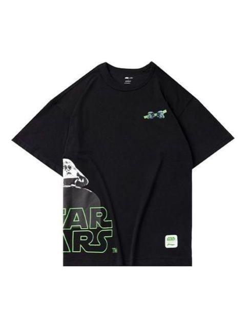 Li-Ning Li-Ning x Star War Crossover Loose Short Sleeve 'Black' AHSQ267-1