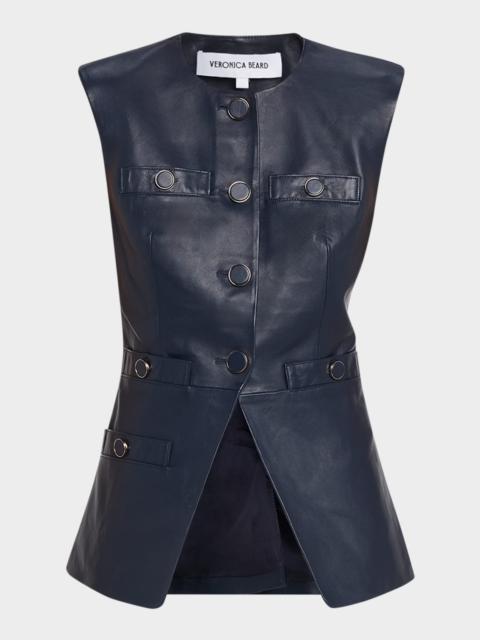 VERONICA BEARD Tamara Leather Vest