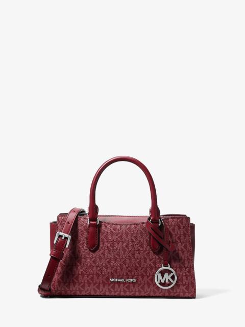 MICHAEL KORS Arden Small Signature Logo Messenger Bag