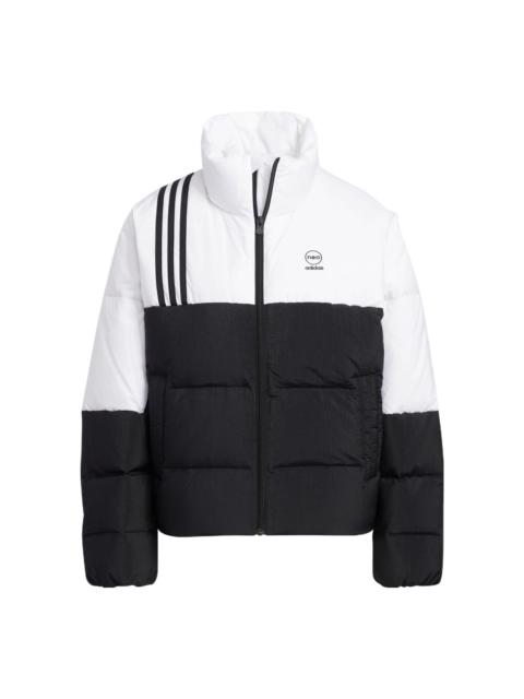 (WMNS) adidas Neo Essentials Down Jackets 'Black White' HN4702