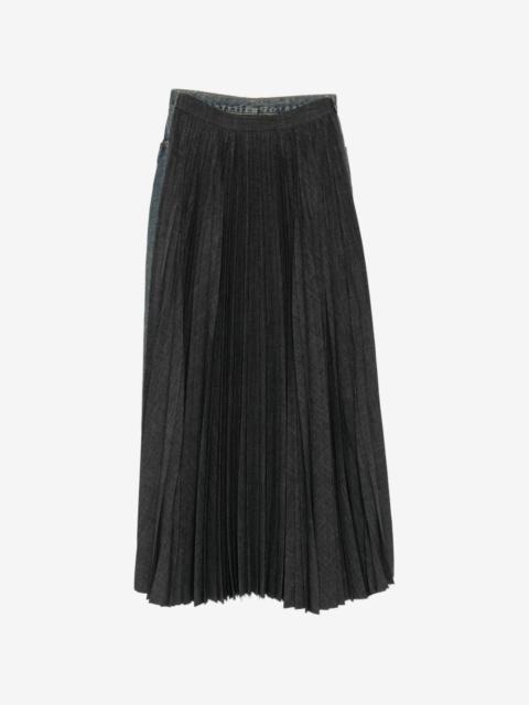 Maison MIHARAYASUHIRO pleated maxi skirt