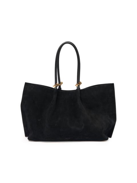 SIMKHAI Women's Devon Suede Tote Bag - Black