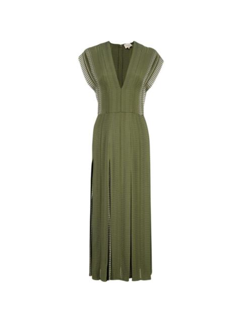 Zeus+Dione Selene V-neck midi dress