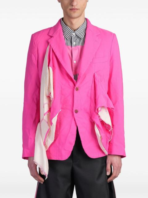 Comme des Garçons Homme Plus ruffle-detailing blazer