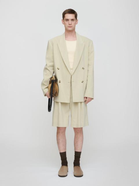 Nanushka Flax Suiting Shorts