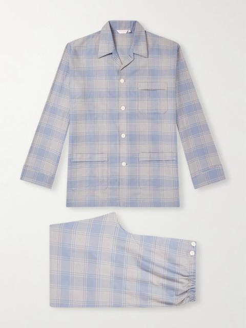 Derek Rose Kelburn 52 Checked Cotton Pyjama Set
