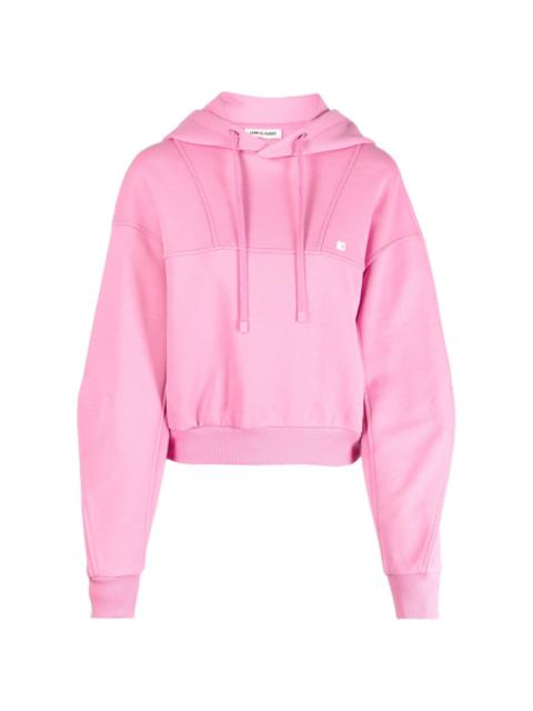 LOW CLASSIC panelled drawstring hoodie
